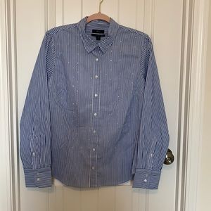 Jcrew rhinestone blouse